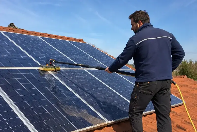 Nettoyage et entretien de panneaux solaires à Gauré