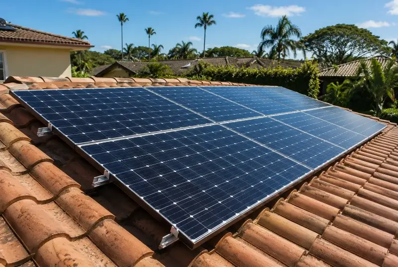 Installation de panneaux solaires à Gauré